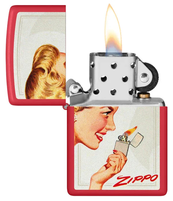 Vintage Ad Lighter Set
