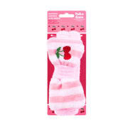 WORDS HEADBAND PINK STRIP CHER ASS-12