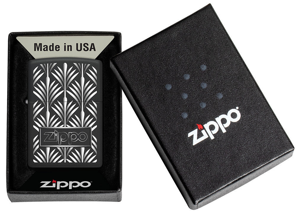 ZIPPO ART DECO PATTERN DESIGN