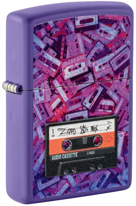 Zippo 80's Cassette Tape Design