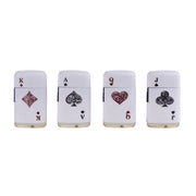 PLAYING CARDS JET FLAME LIGHTERProduct Dimension (cm): 6.88 x 4.0 x 2.0 Weight (kg): 0.037
